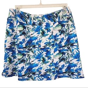Nikki Blue Floral Skort Size XXL